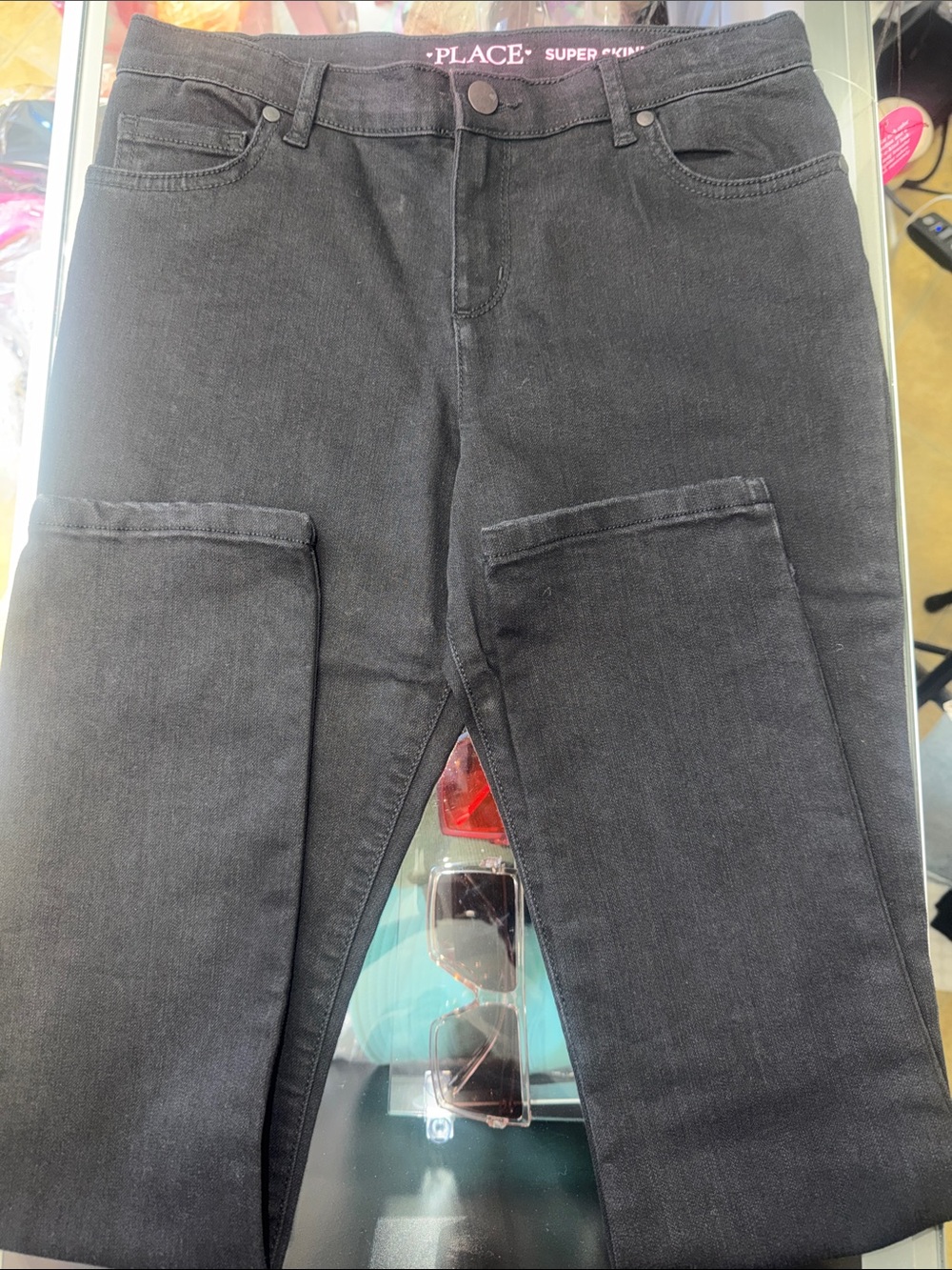Place Women's Skinny Jeans in Black
